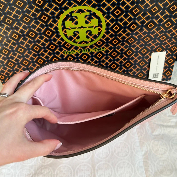 Tory Burch Thea Pouch Bag Wolly Pink - Picture 8 of 10